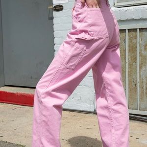 Brandy Melville pink arianna painter pants